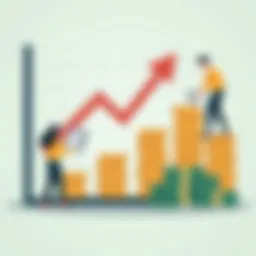 Graph illustrating loan repayment calculations