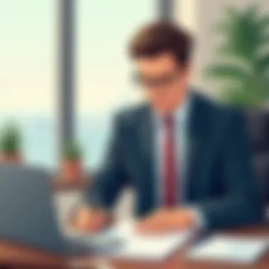 Financial Planning for Wealth Accumulation A sophisticated financial planner reviewing investment strategies