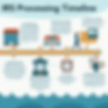 IRS Processing Timeline Infographic detailing the IRS processing timeline