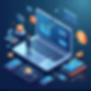The Rise of Online Brokers Visual representation of online trading platforms